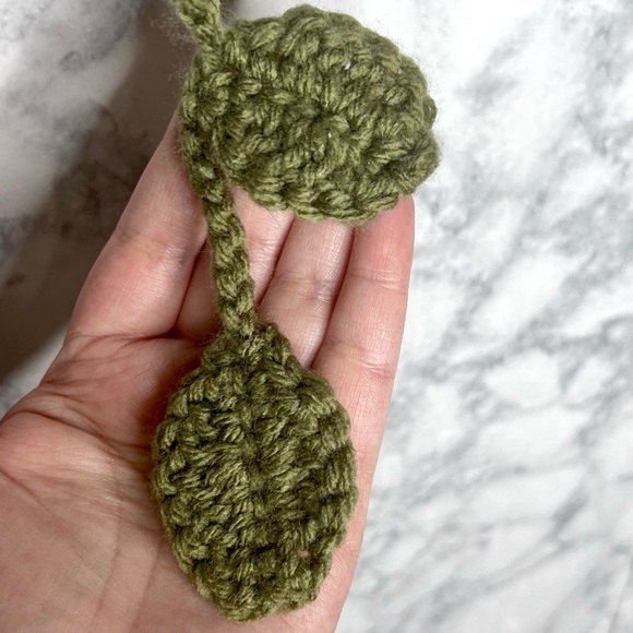 Handmade Crochet Hair Wrap Scarf Vine Garland Wall Decor 67 Inch PinkRainCloud - Picture 3 of 8